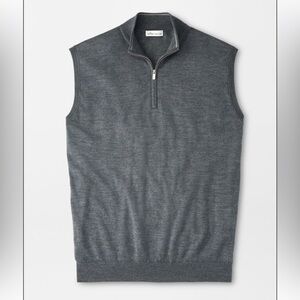 NWT | Peter Millar | Autumn Crest Quarter-Zip Vest | Size M